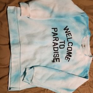 Custom tie dye Billabong Sweatshirt Sz Lg